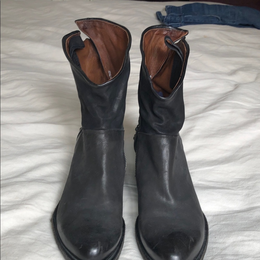 AS98 NWT Studded Leather Ankle Boots Size 11 EU42 - Picture 5 of 13